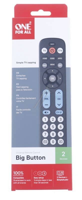 URC6821 BIG BUTTON REMOTE