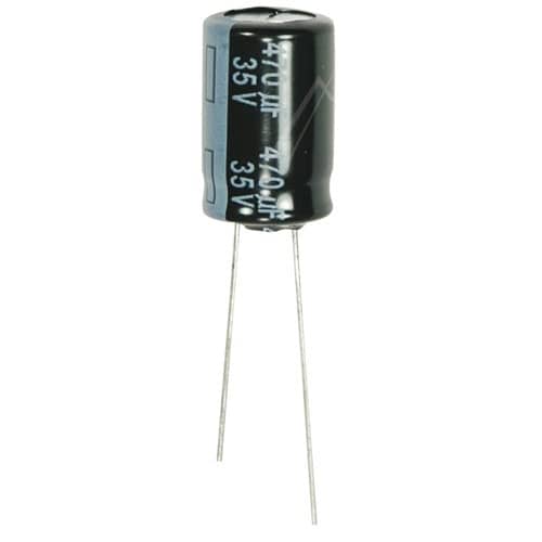 470UF-35V EEUFR1V471 ELCO RADIAAL 105° 10X16MM. RM=5,0MM. -ROHS-